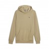 Puma Felpa Con Cappuccio Logo Beige Uomo