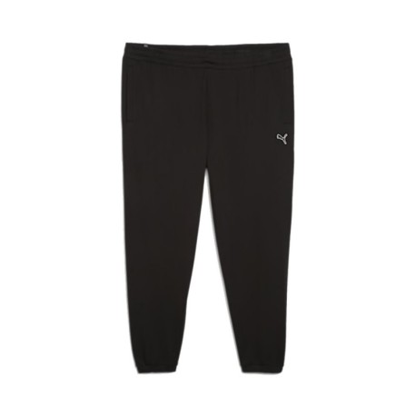 Puma Pantaloni Con Polsino Logo Nero Uomo