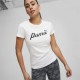 Puma T-Shirt Logo Mm Bianco Donna