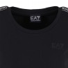 Ea7 T-Shirt Nero Bianco Donna