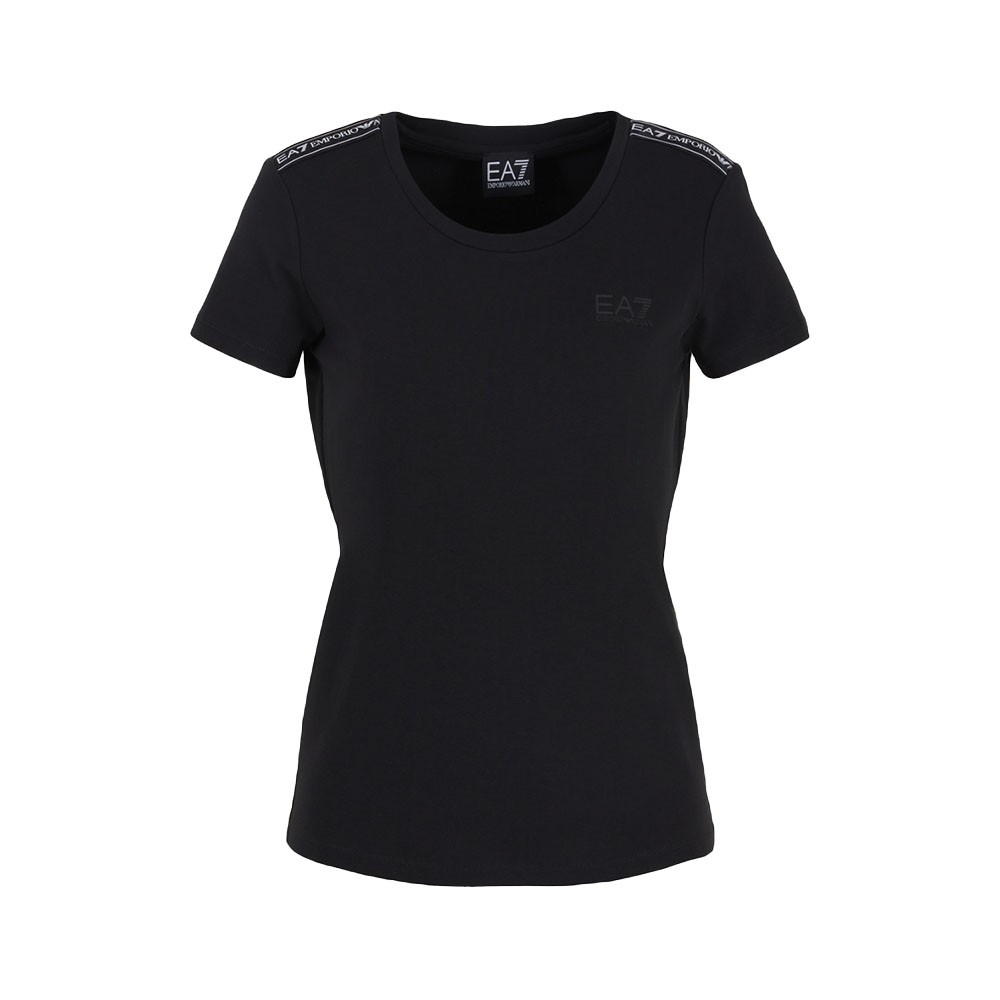 Ea7 T-Shirt Nero Bianco Donna XS