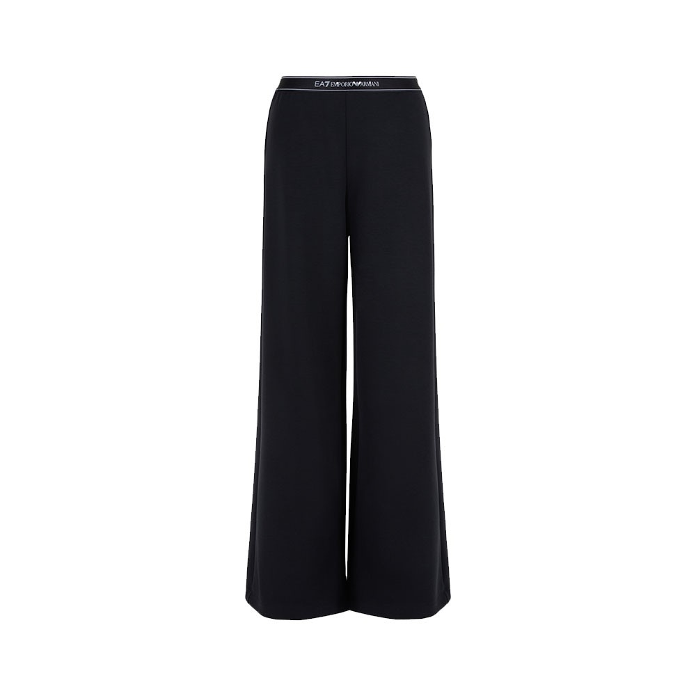 Ea7 Pantaloni A Palazzo Nero Donna XS
