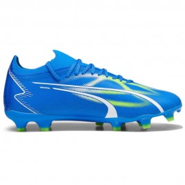 Puma Ultra Match Fg/Ag Royal Bianco - Scarpe Da Calcio Uomo