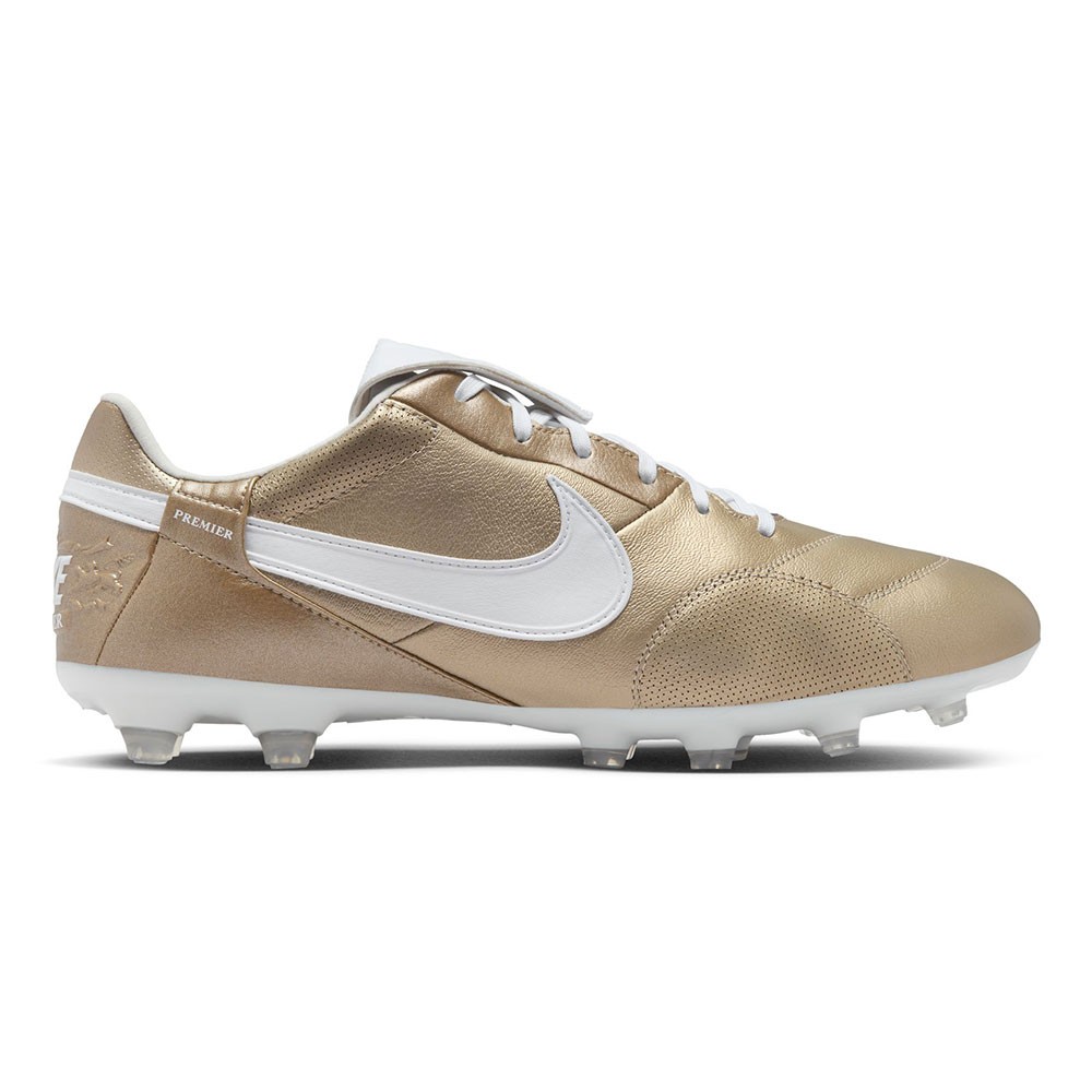 Nike The Nike Premier Iii Fg Oro Bianco - Scarpe Da Calcio Uomo EUR 40 / US 7