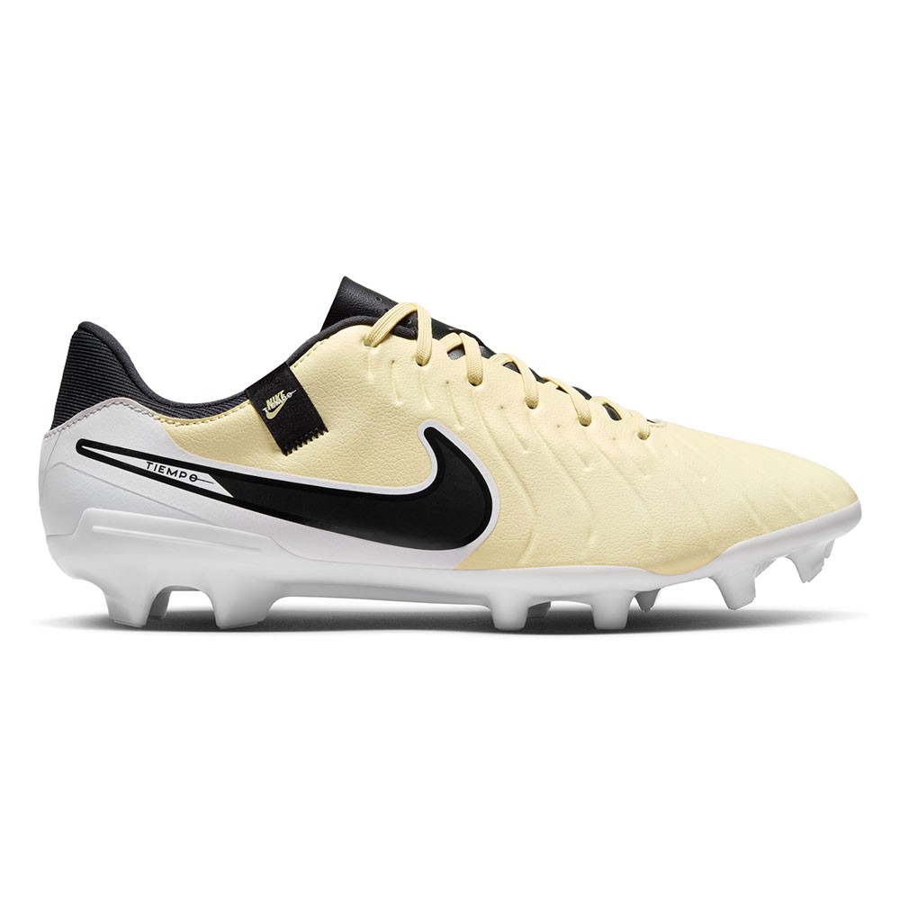 Nike Legend 10 Academy Fg Mg Lemon Nero Oro - Scarpe Da Calcio Uomo EUR 46 / US 12