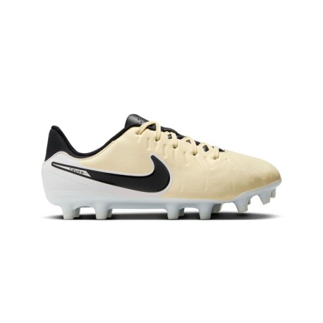 Nike Legend 10 Academy Fg Mg Lemon Nero Oro - Scarpe Da Calcio Bambino