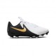 Nike Phantom Gx Ii Academy Fg Mg Bianco Nero Oro - Scarpe Da Calcio Bambino