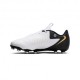 Nike Phantom Gx Ii Academy Fg Mg Bianco Nero Oro - Scarpe Da Calcio Bambino