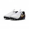 Nike Phantom Gx Ii Academy Fg Mg Bianco Nero Oro - Scarpe Da Calcio Bambino