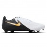 Nike Phantom Gx Ii Academy Fg Mg Bianco Nero Oro - Scarpe Da Calcio Uomo