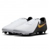 Nike Phantom Gx Ii Academy Fg Mg Bianco Nero Oro - Scarpe Da Calcio Uomo