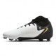 Nike Phantom Luna Ii Academy Fg Mg Bianco Nero Oro - Scarpe Da Calcio Uomo