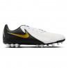 Nike Phantom Gx Ii Academy Ag Bianco Nero Oro - Scarpe Da Calcio Uomo