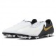 Nike Phantom Gx Ii Academy Ag Bianco Nero Oro - Scarpe Da Calcio Uomo