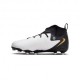 Nike Luna Ii Acad Fg Mg Bianco Nero Oro - Scarpe Da Calcio Bambino