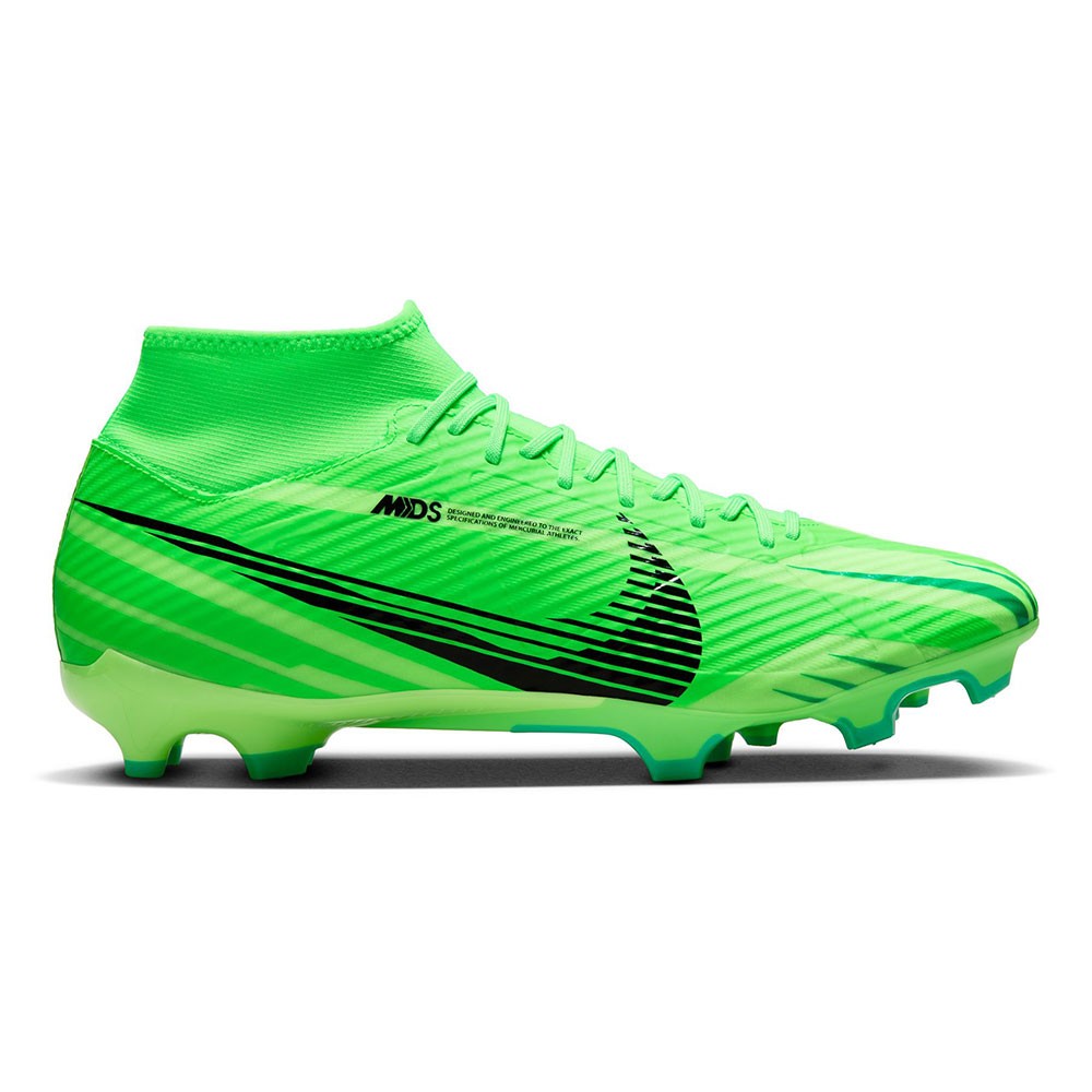 Nike Zoom Superfly 9 Acad Mds Fg Mg Verde Nero - Scarpe Da Calcio Uomo EUR 40 / US 7