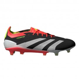 ADIDAS Predator Elite L Fg Nero Bianco - Scarpe Da Calcio Uomo