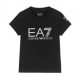 Ea7 T-Shirt Nero Bambina
