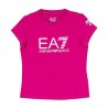 Ea7 T-Shirt Rosa Bambina
