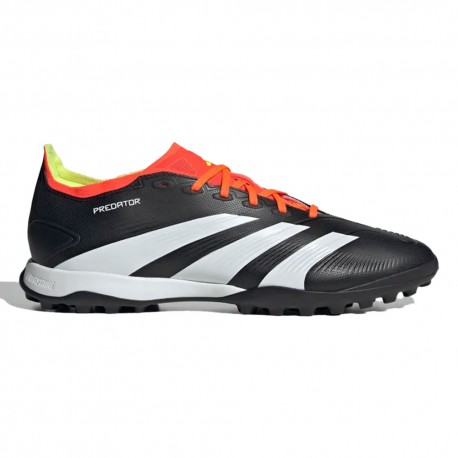 ADIDAS Predator League L Tf Nero Bianco - Scarpe Da Calcio Uomo