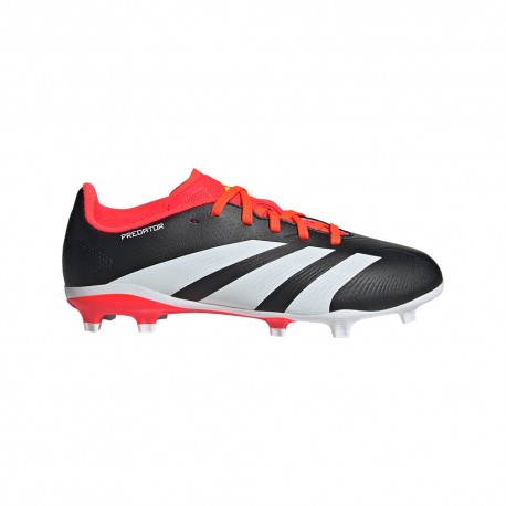 ADIDAS Predator League L Fg Nero Bianco - Scarpe Da Calcio Bambino