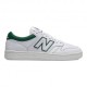 New Balance Bb480 Lea Unisex Bianco Verde - Sneakers Uomo