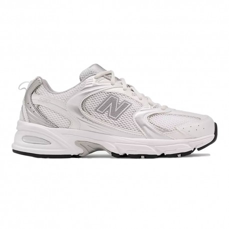 New Balance 530 Mesh Bianco Argento - Sneakers Donna