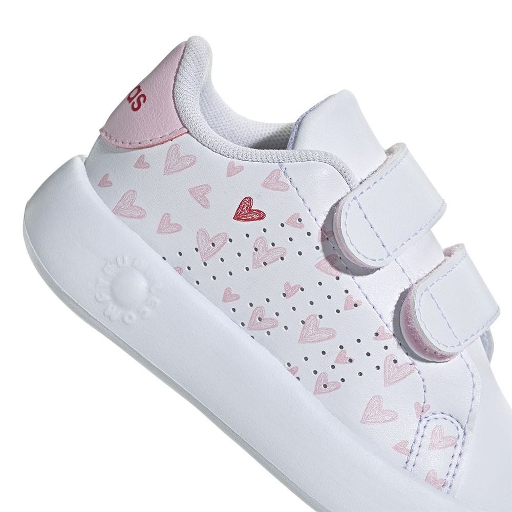 Adidas Advantage Cf Td Cuore Bianco Rosa Sneakers Bambina Acquista online su Sportland
