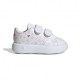 ADIDAS Advantage Cf Td Cuore Bianco Rosa - Sneakers Bambina