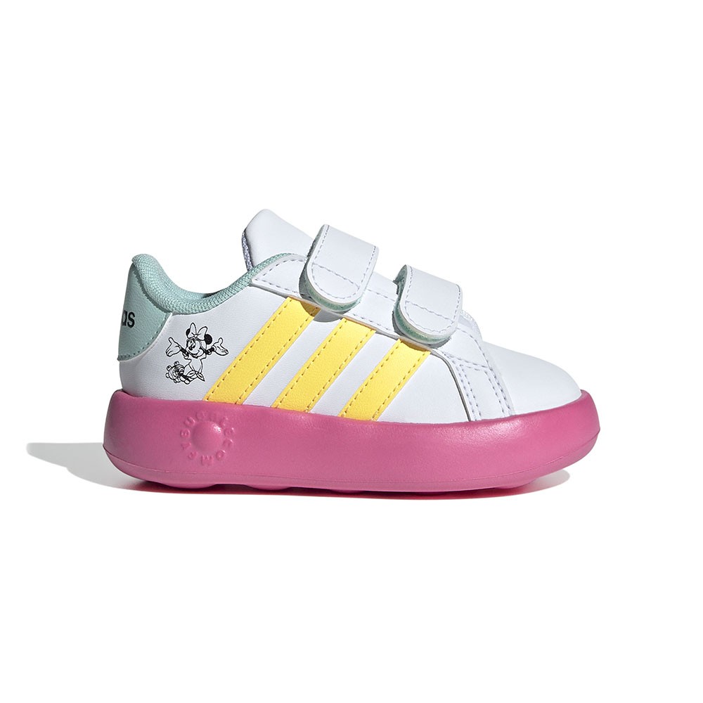 ADIDAS Grand Court Minnie Cf Td Bianco Arancio Scarl - Sneakers Bambina EUR 27
