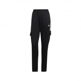 ADIDAS Pantalone Palestra Cargo Nero Donna