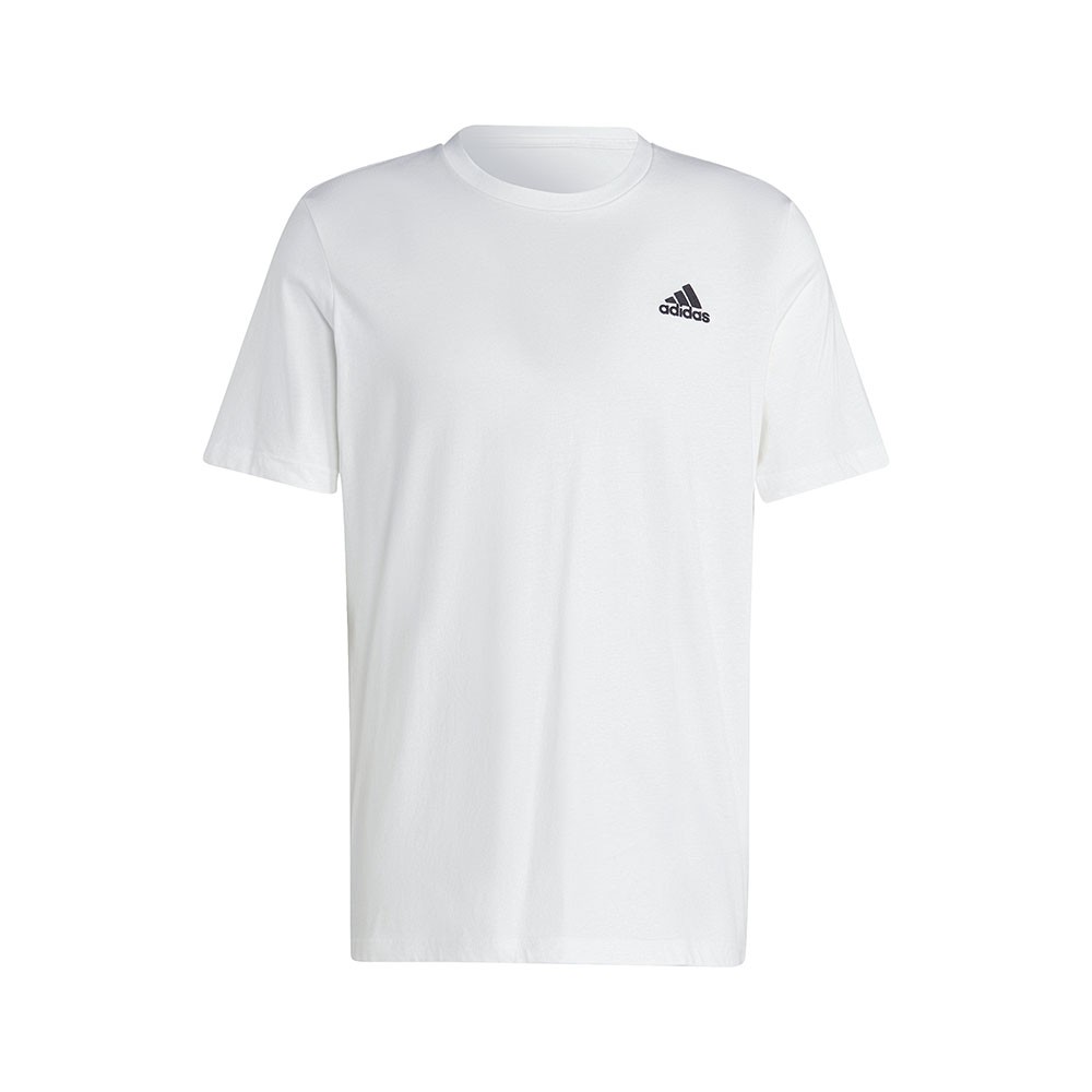 ADIDAS Maglietta Palestra Logo Piccolo Bianco Uomo S