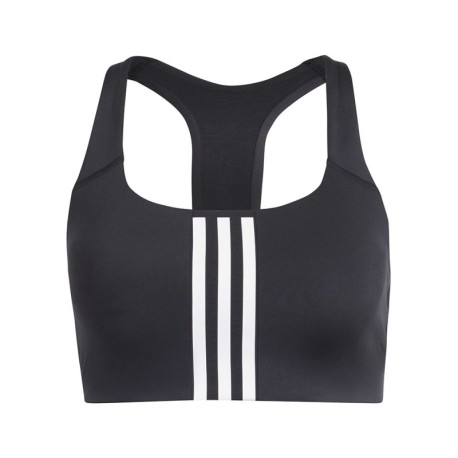 ADIDAS Reggiseno Sportivo Tristripe Nero Donna