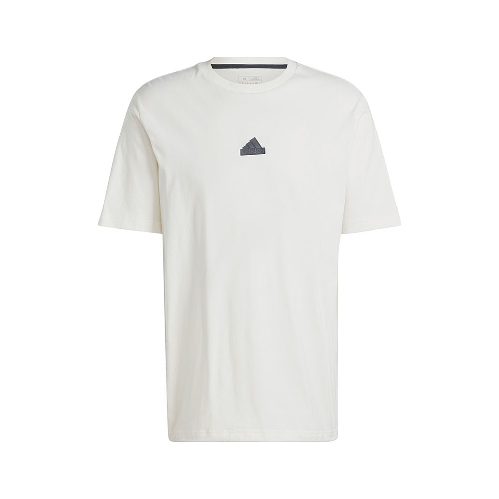 ADIDAS Maglietta Palestra Logo Centrale Bianco Uomo S