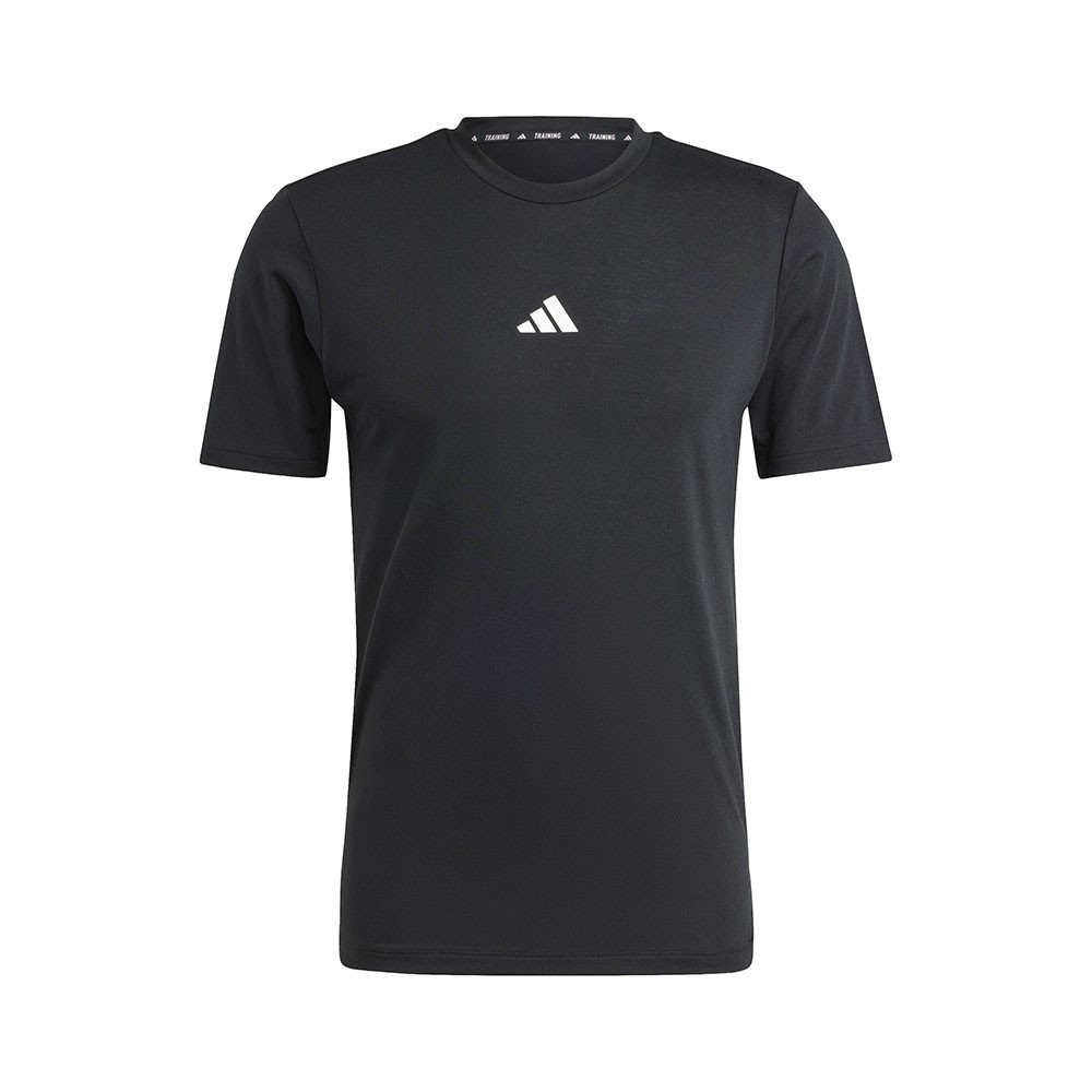 ADIDAS Maglietta Palestra Logo Train Nero Uomo S