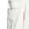 ADIDAS Pantalone Palestra C/Zip Bianco Donna