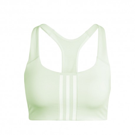 ADIDAS Reggiseno Sportivo Tristripe Verde Donna