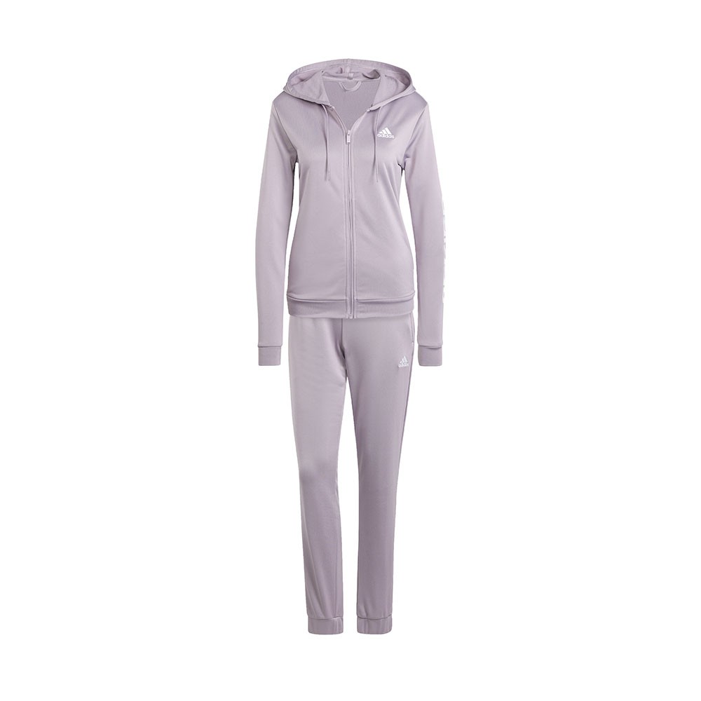 ADIDAS Tuta Sportiva Con Cerniera Con Cappuccio Lilla Donna XS
