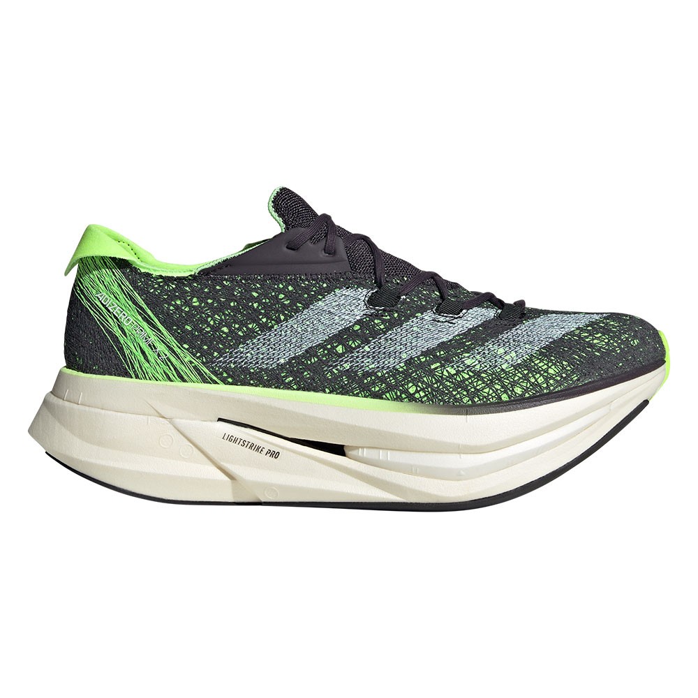 ADIDAS Adizero Prime X 2 Nero Verde Bianco - Scarpe Running Uomo EUR 41 1/3 / UK 7,5