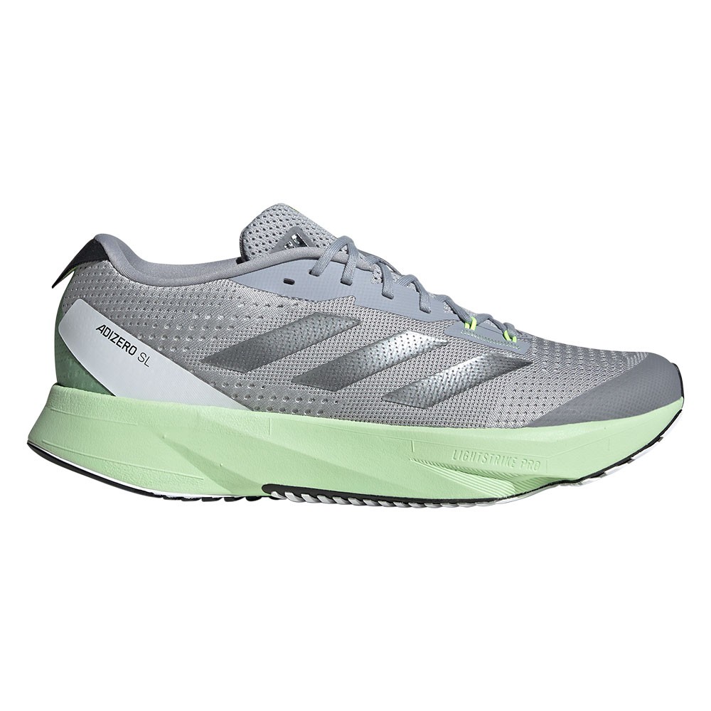 ADIDAS Adizero SL Grigio Verde - Scarpe Running Uomo EUR 41 1/3 / UK 7,5