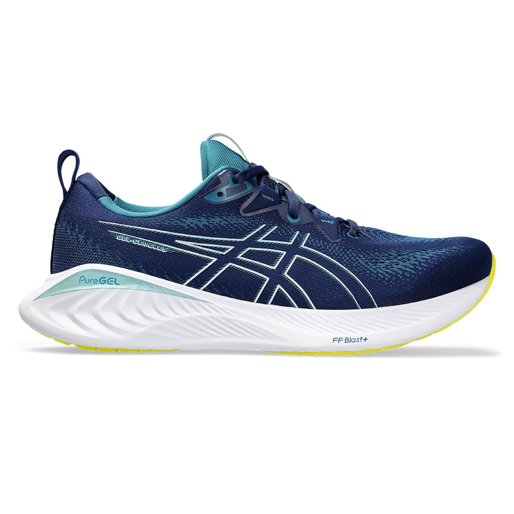 Asics Gel-Cumulus 25 Blu Bianco Viola - Scarpe Running Uomo EUR 46 / US 11,5