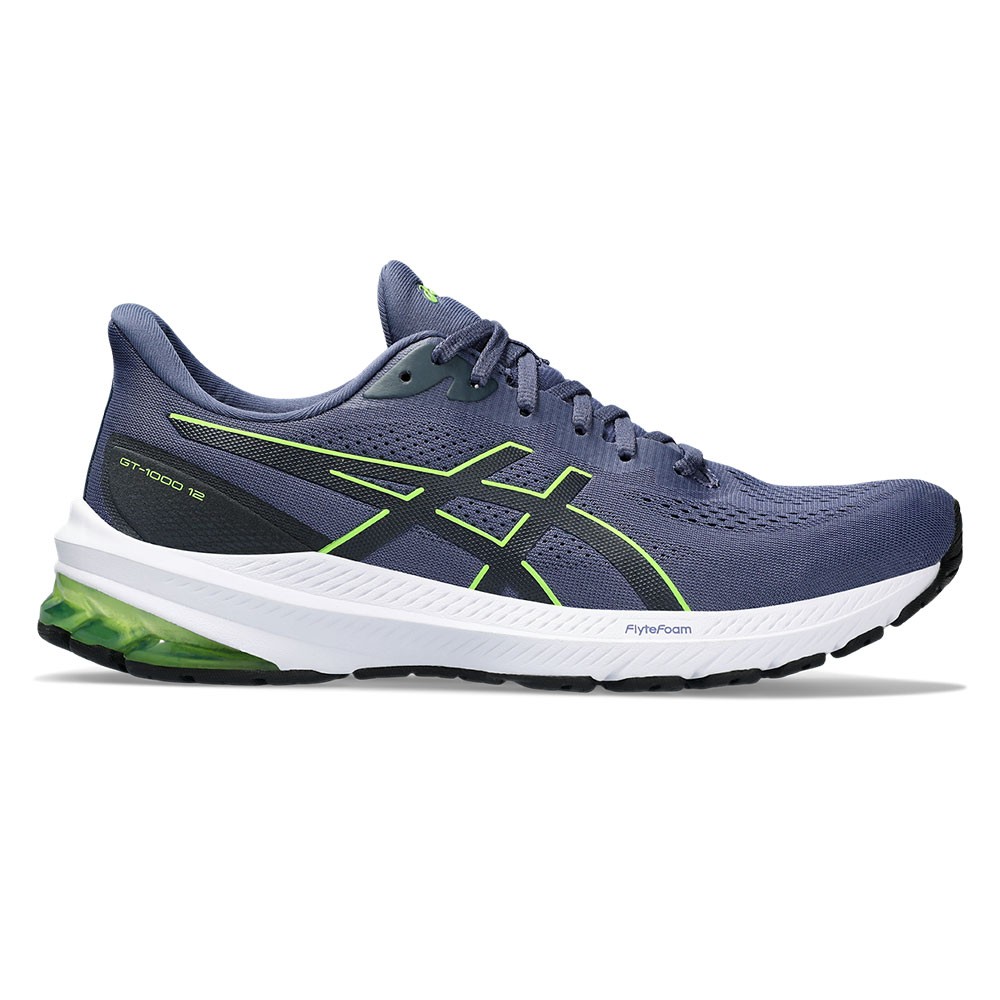 Asics Gt-1000 12 Blu Verde Nero - Scarpe Running Uomo EUR 46 / US 11,5