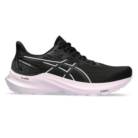 Asics Gt-2000 12 Nero Bianco - Scarpe Running Donna