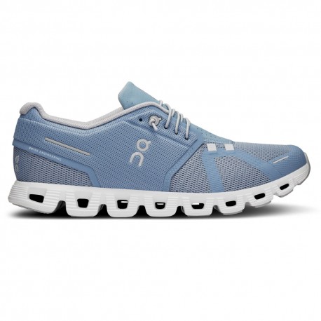 On Cloud 5 Azzurro Silver - Sneakers Uomo