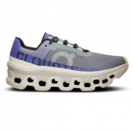 On Cloudmonster Azzurro Bianco - Sneakers Donna