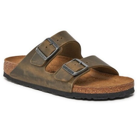 Birkenstock Arizona Oiled Confort Verde - Sandali Unisex