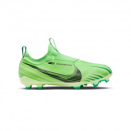 Nike Zoom Vapor 15 Acad Mds Fg Mg Verde Nero - Scarpe Da Calcio Bambino