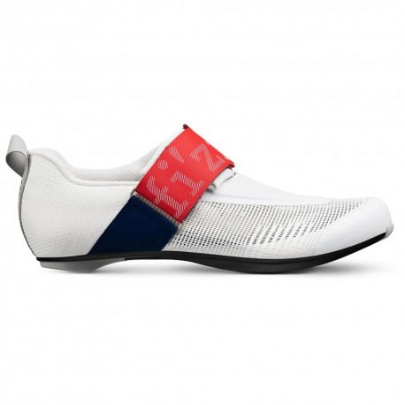 Fizik Hydra Aeroweave Carbon Bianco Rosso Blu - Scarpe Ciclismo Uomo