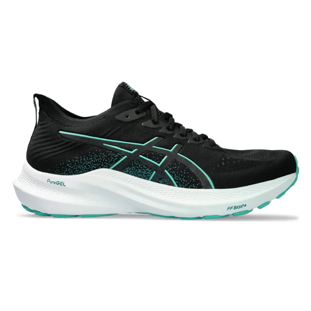 Asics Gt-2000 12 Mk Nero Verde Bianco - Scarpe Running Donna EUR 40 / US 8,5