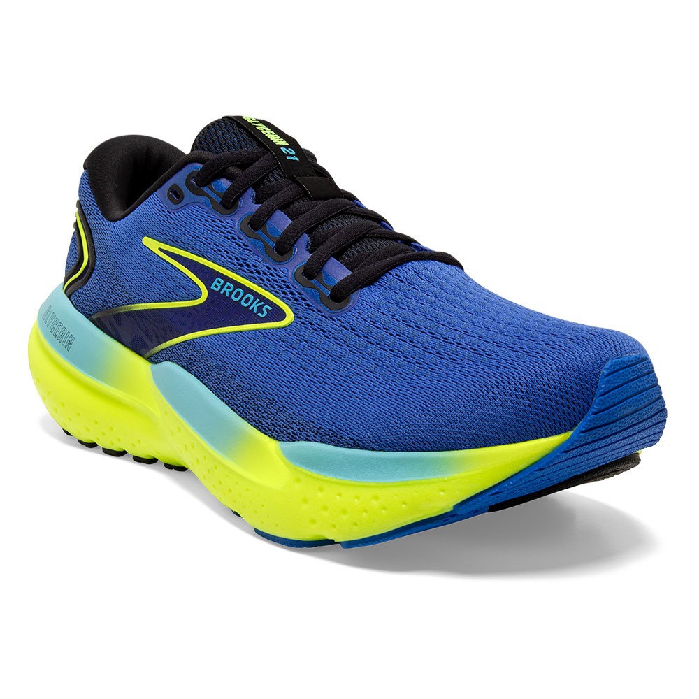 Brooks Glycerin 21 Blu Giallo Scarpe Running Uomo Acquista online su Sportland